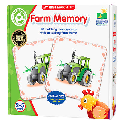 My First Match It - Farm Memory packaging