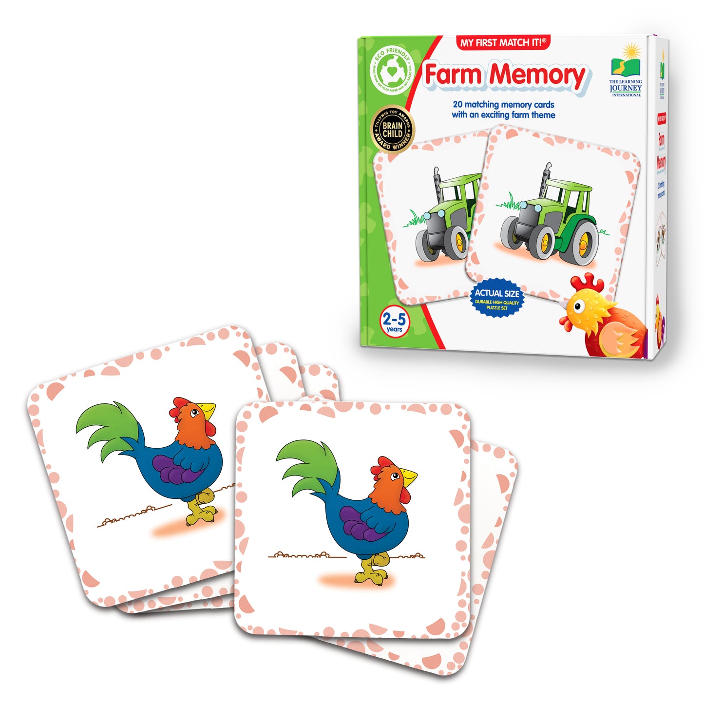 My First Match It - Farm Memory product and packaging