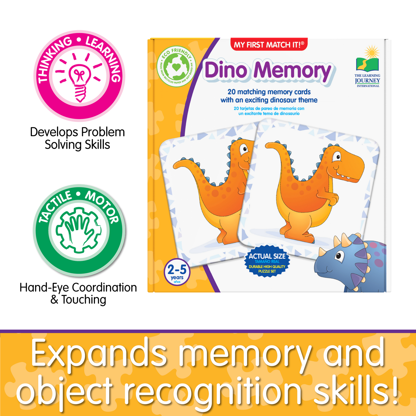 My First Memory Game - Dino's (NEW)