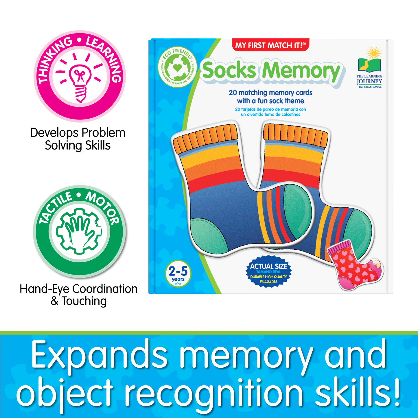 My First Memory Game - Sock Match (NEW)