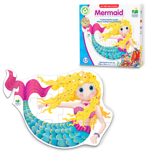 My First Big Puzzle - Mermaid product and packaging