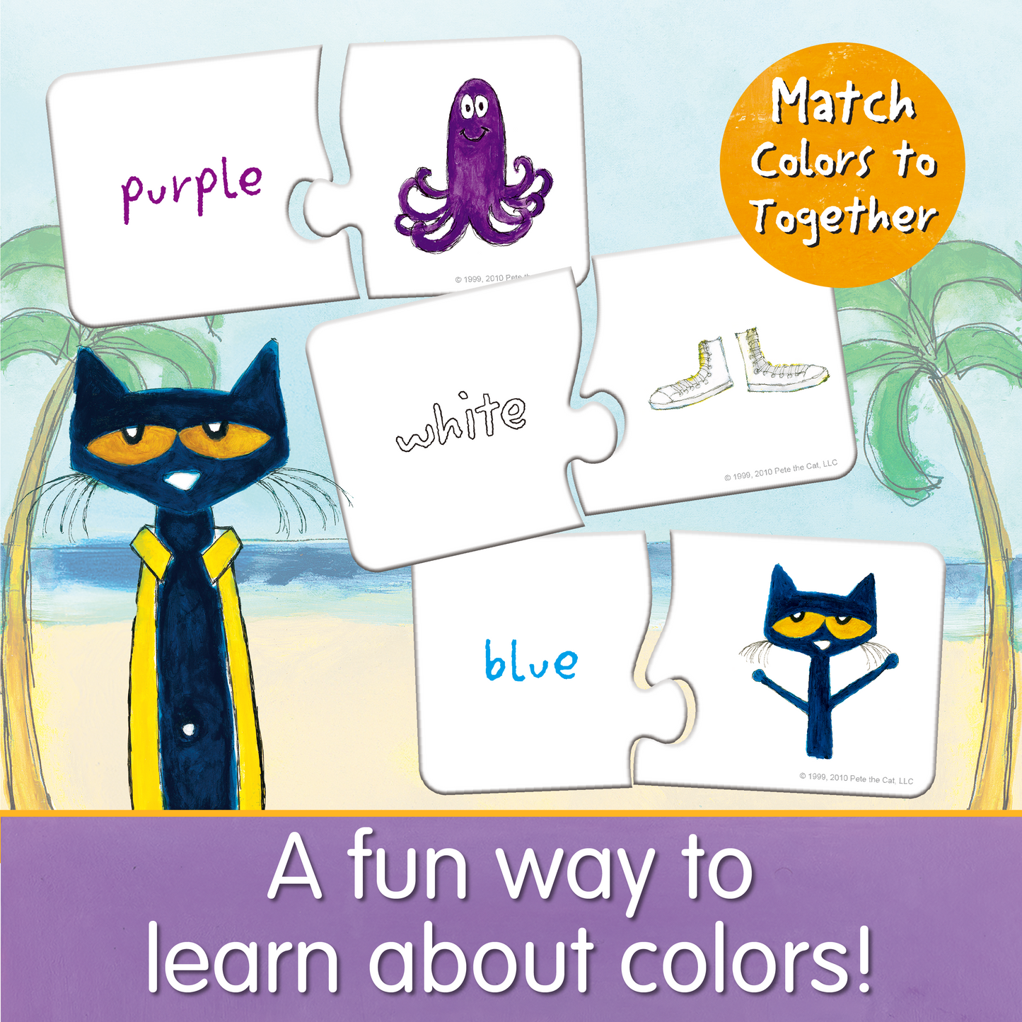 Pete the Cat - Match It! Tin - Colors (NEW)