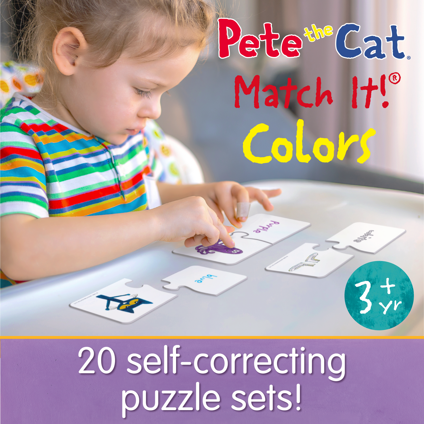 Pete the Cat - Match It! Tin - Colors (NEW)