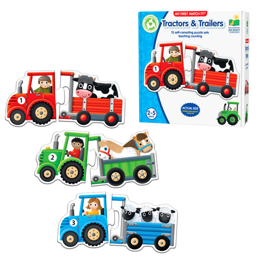 Tractors and Trailers product and packaging