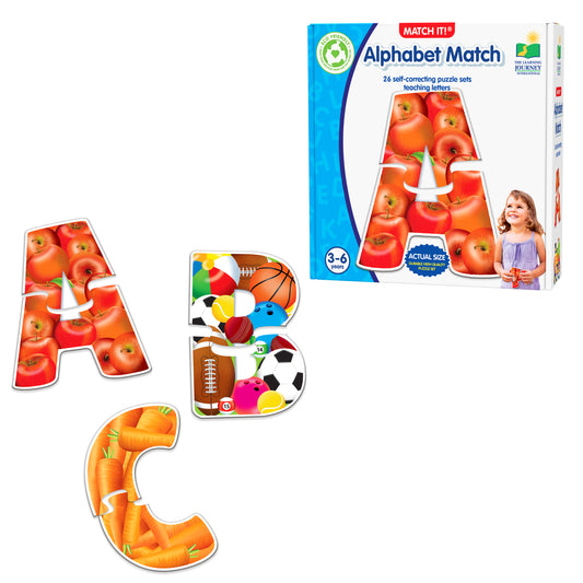 Alphabet Match product and packaging