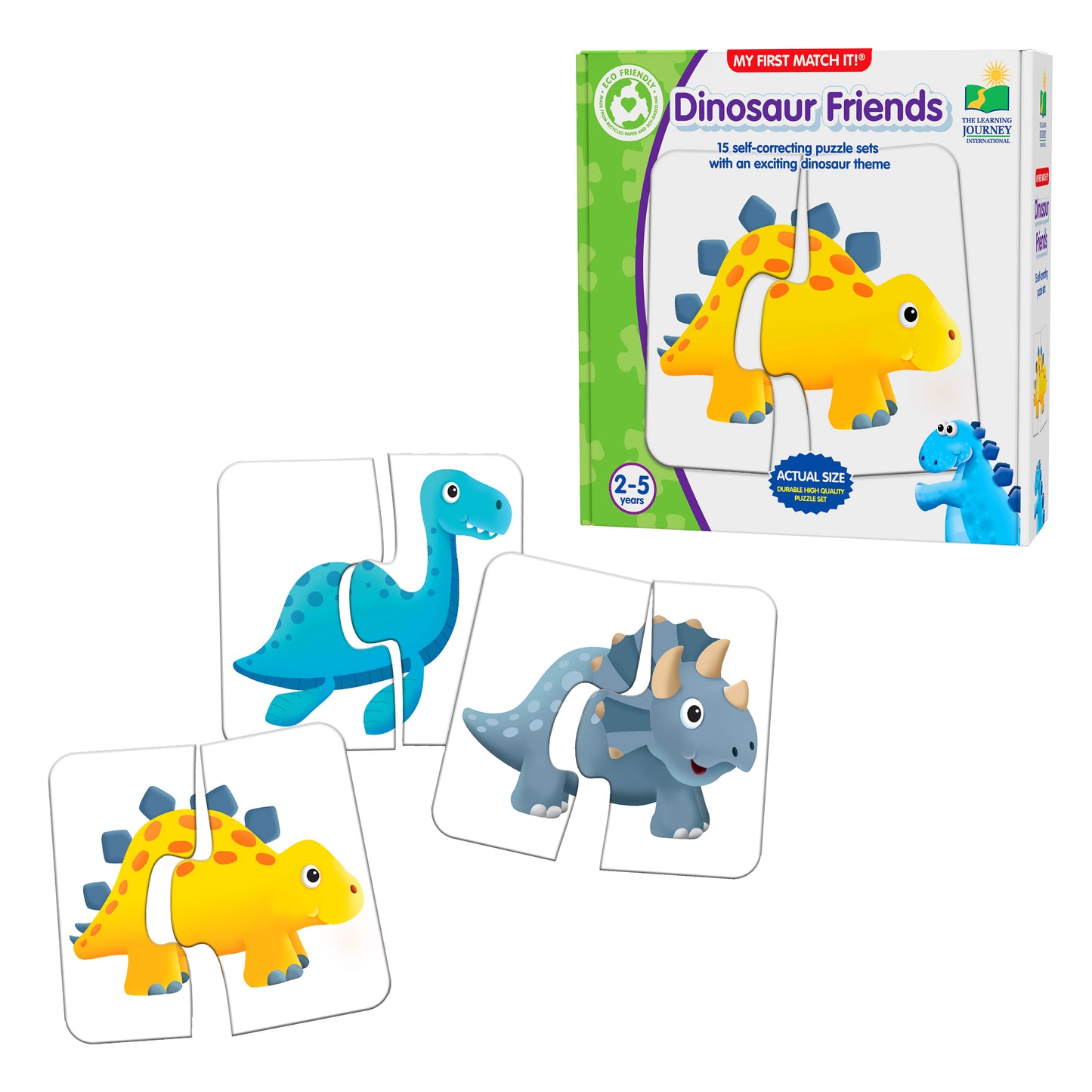 My First Match It - Dinosaur Friends product and packaging