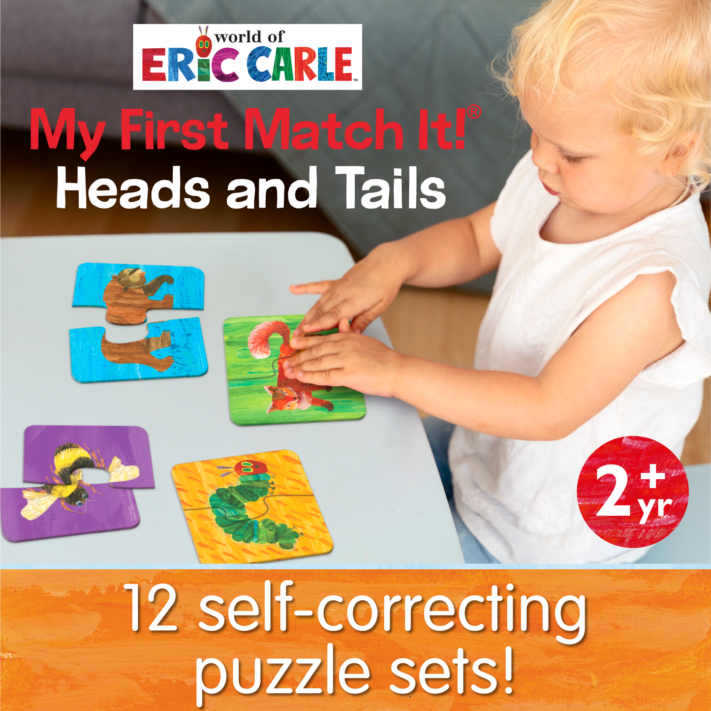 World of Eric Carle - My First Match It! Tin - Heads and Tails (NEW)