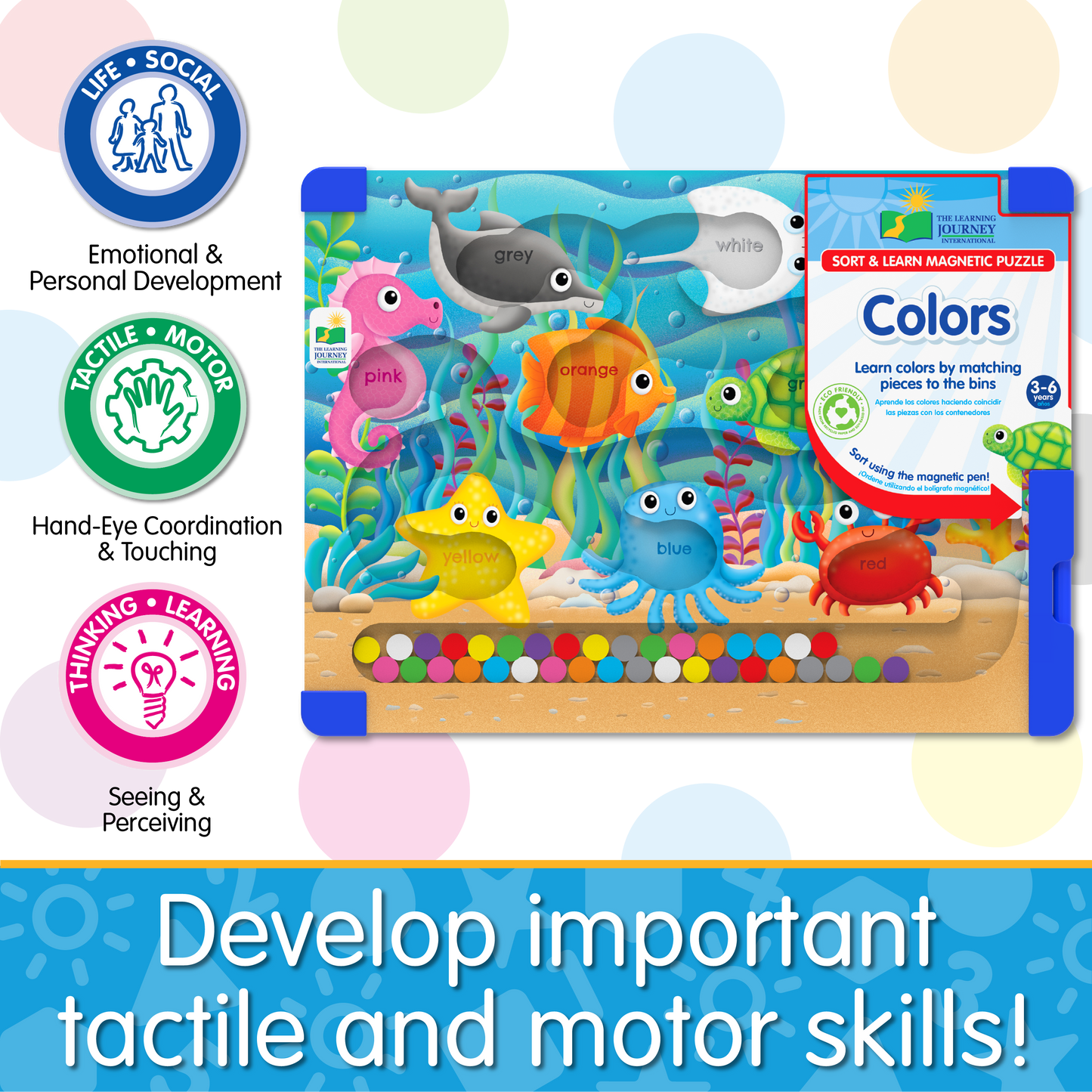 Sort & Learn Magnetic Puzzle - Colors (NEW)
