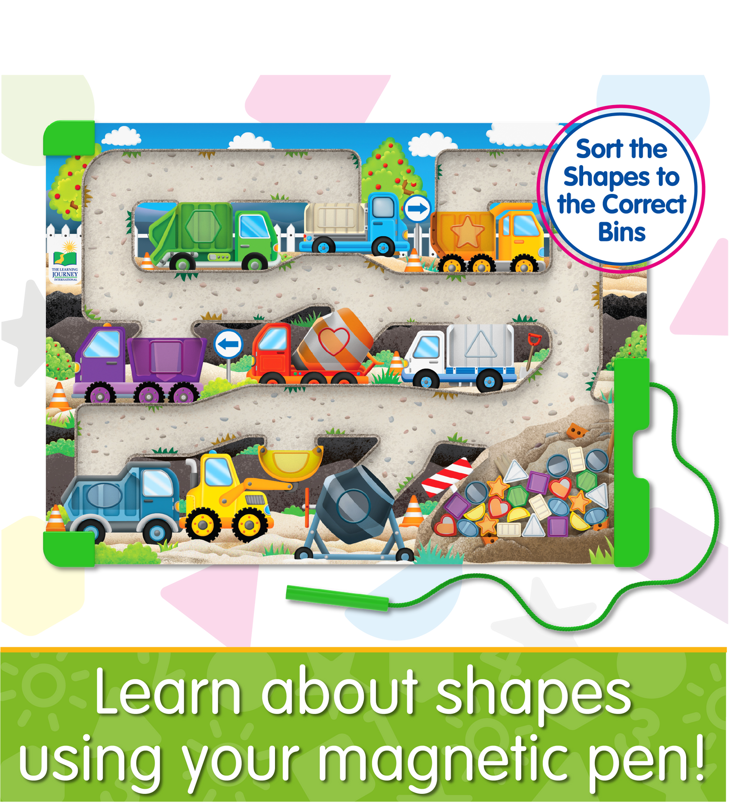 Sort & Learn Magnetic Puzzle - Shapes (NEW)