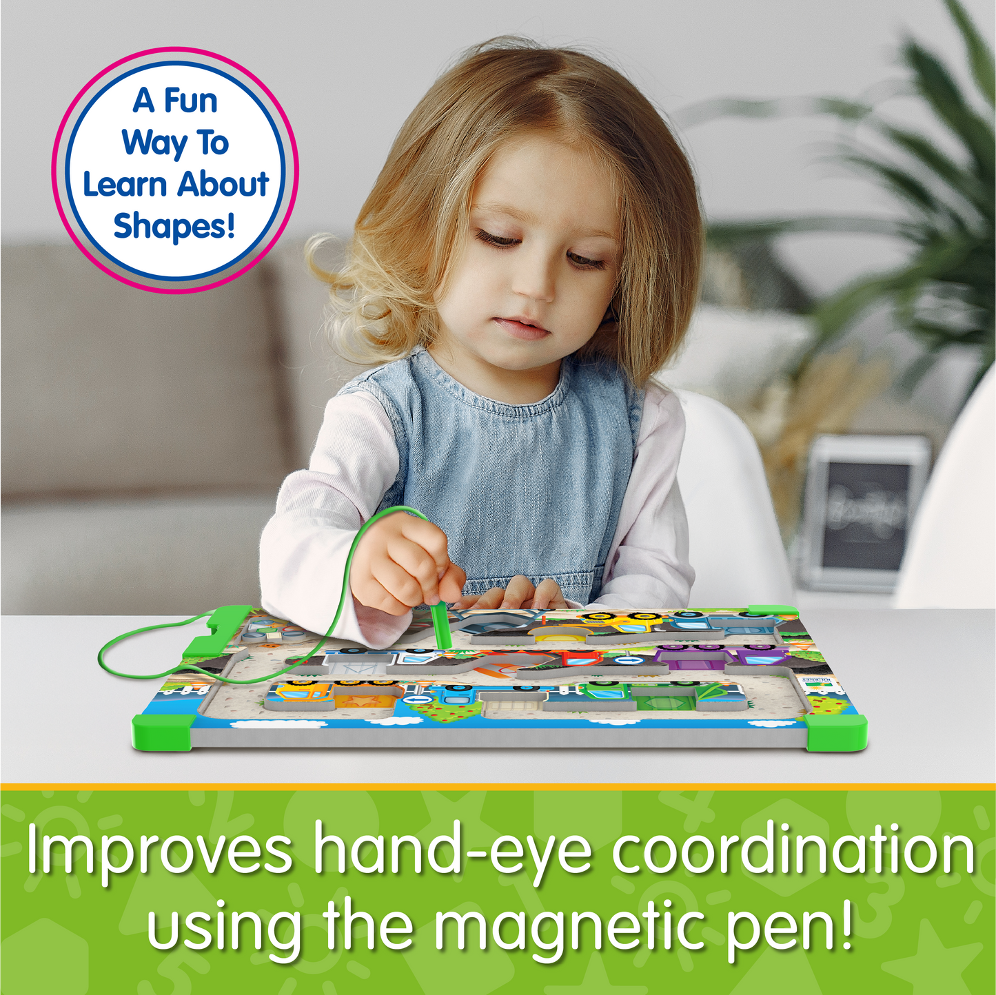 Sort & Learn Magnetic Puzzle - Shapes (NEW)