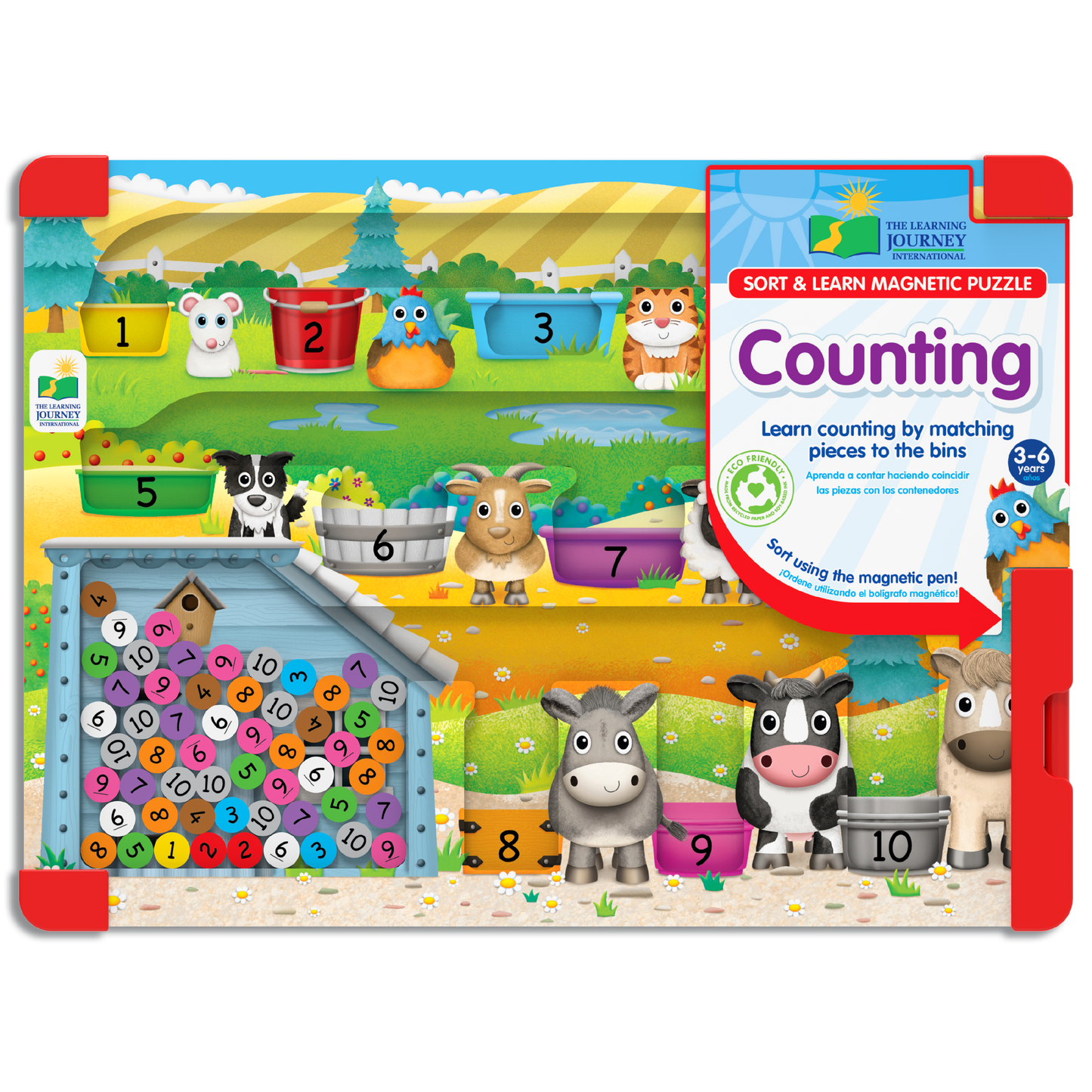 Sort & Learn Magnetic Puzzle -Counting (NEW)