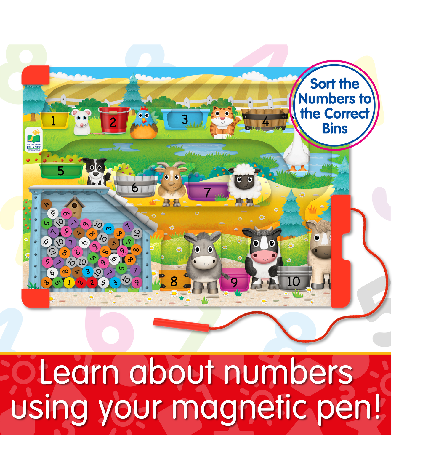 Sort & Learn Magnetic Puzzle -Counting (NEW)