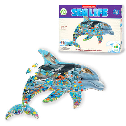 Wildlife World Sea Life Puzzle and packaging