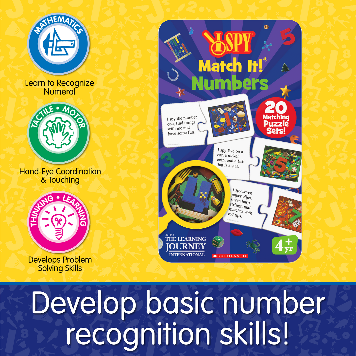 I Spy - Match It! Tin - Numbers (NEW)