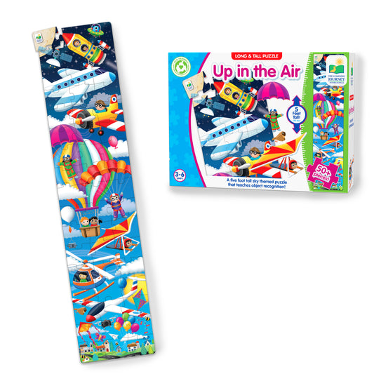 Long and Tall Up in the Air Puzzle and packaging