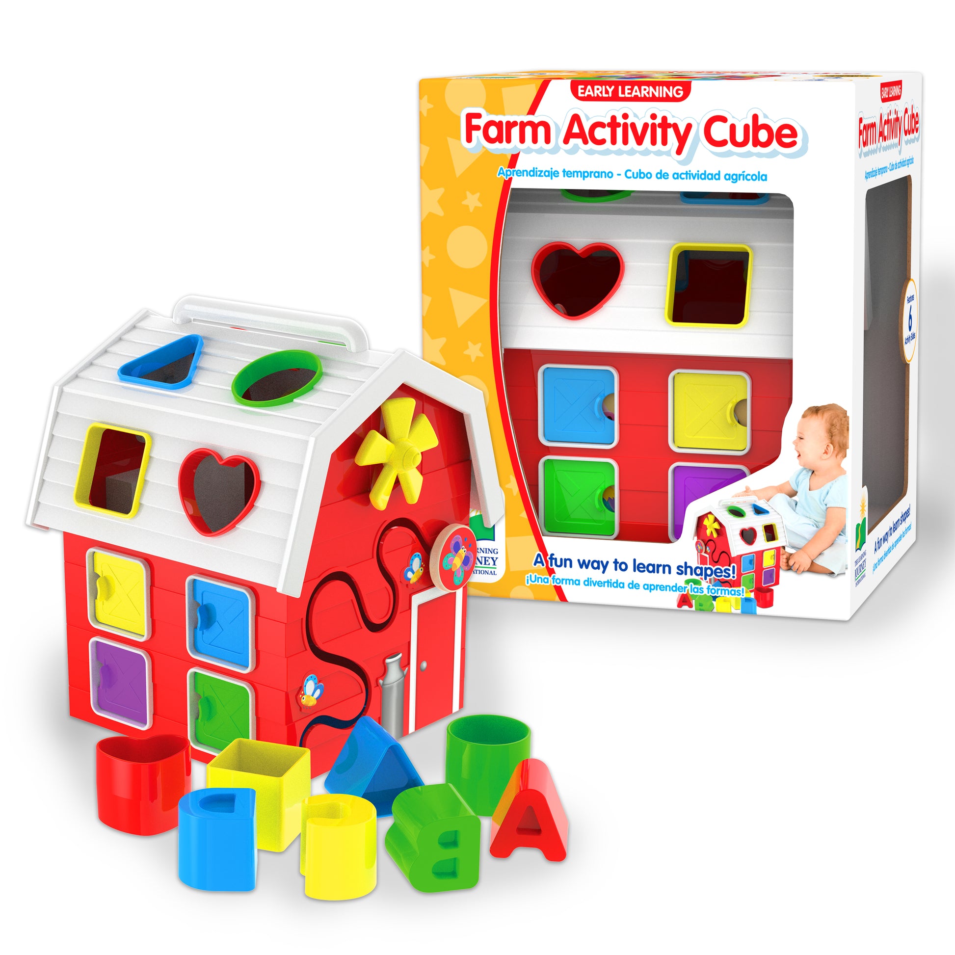 Farm Activity Cube product and packagaing.