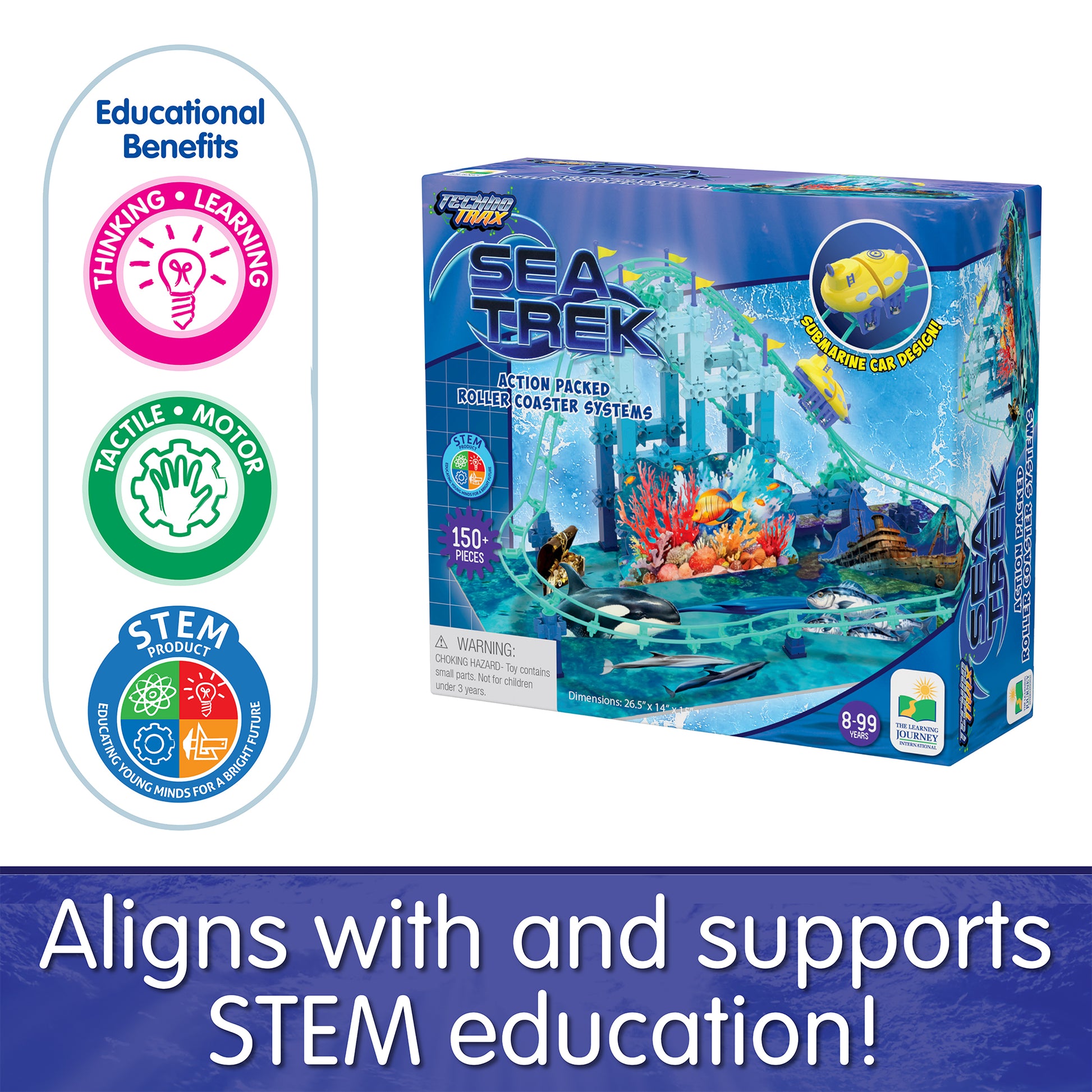 Infographic about Sea Trek's educational benefits