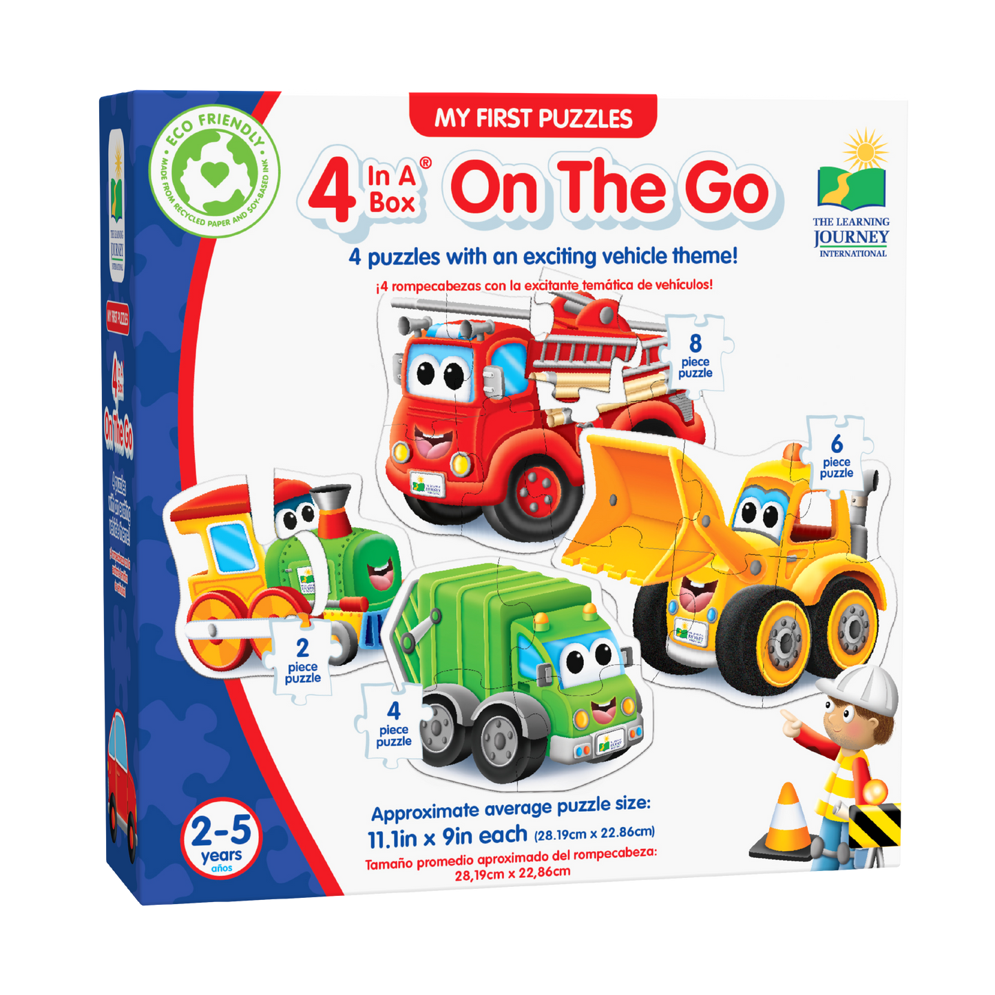 My First Puzzle Sets 4-In-A-Box Puzzles - On the Go (NEW)