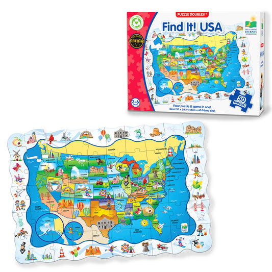 Find It - USA puzzle and packaging