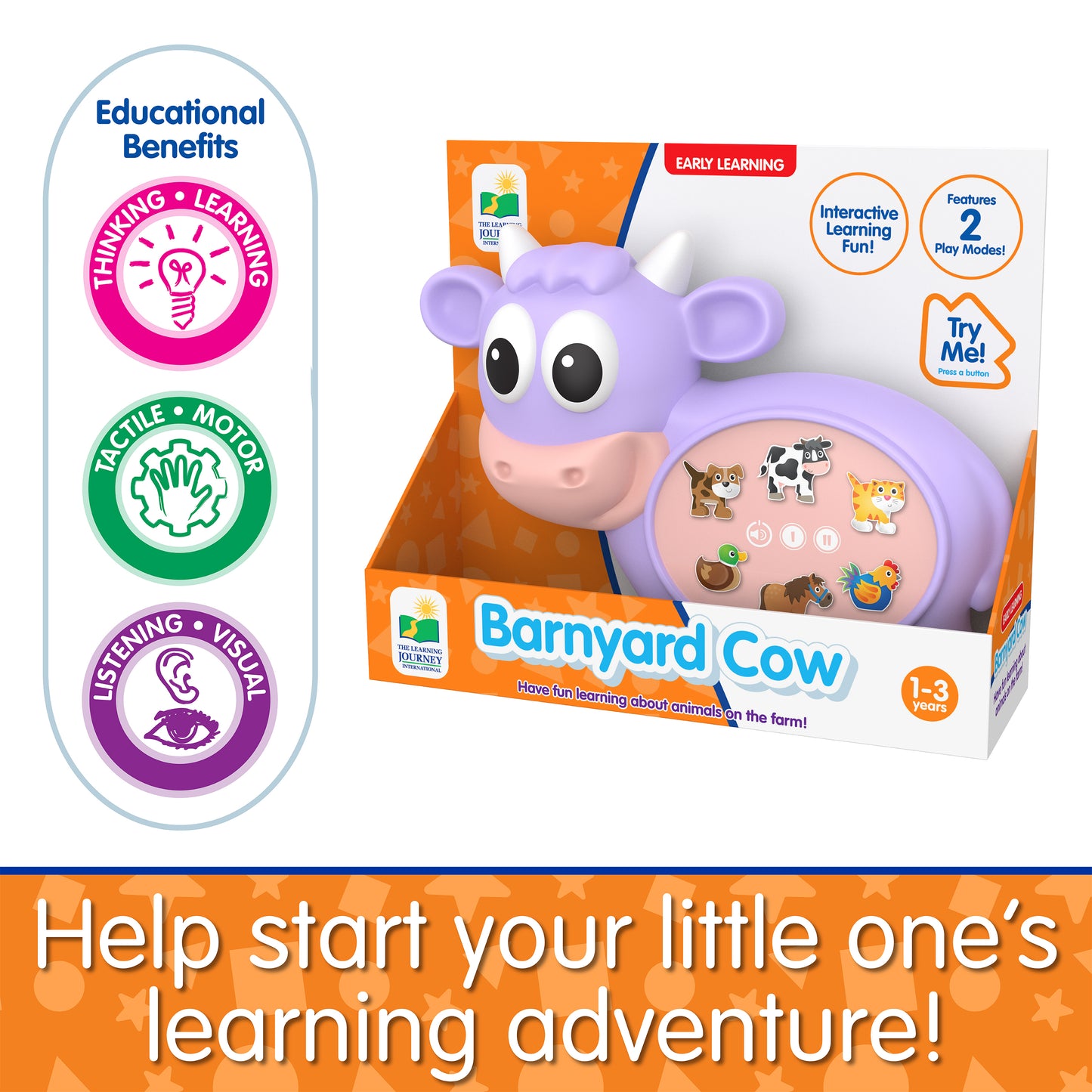 Infographic about Barnyard Cow's educational benefits