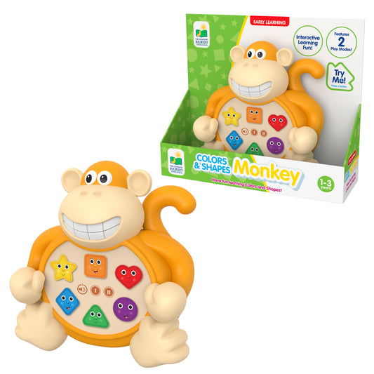Early Learning Animals - Colors & Shapes Monkey packaging and product