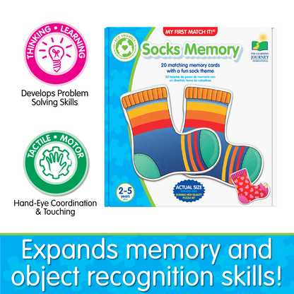 My First Memory Game - Sock Match (NEW)