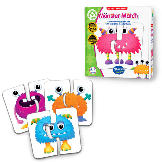 My First Match It - Monster Match product and packaging