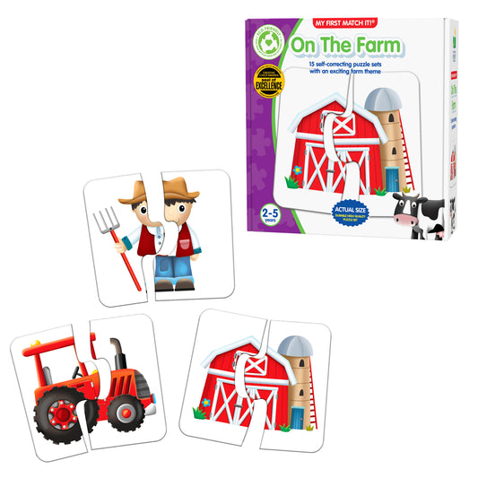 My First Match It - On The Farm product and packaging