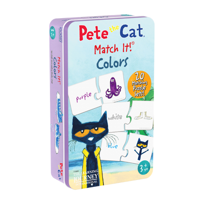 Pete the Cat - Match It! Tin - Colors  (NEW)