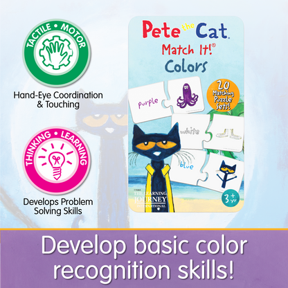 Pete the Cat - Match It! Tin - Colors  (NEW)