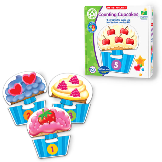 My First Match It - Counting Cupcakes product and packaging