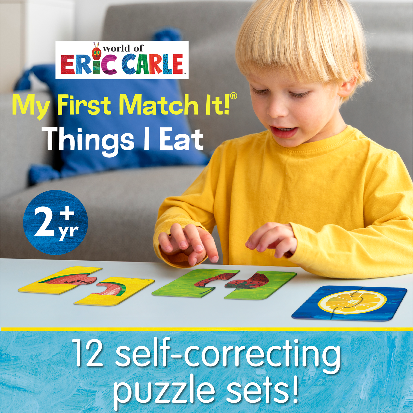 World of Eric Carle - My First Match It! Tin - Things I Eat (NEW)