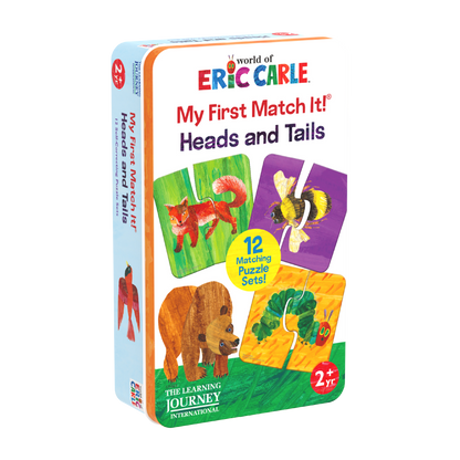 World of Eric Carle - My First Match It! Tin - Heads and Tails (NEW)