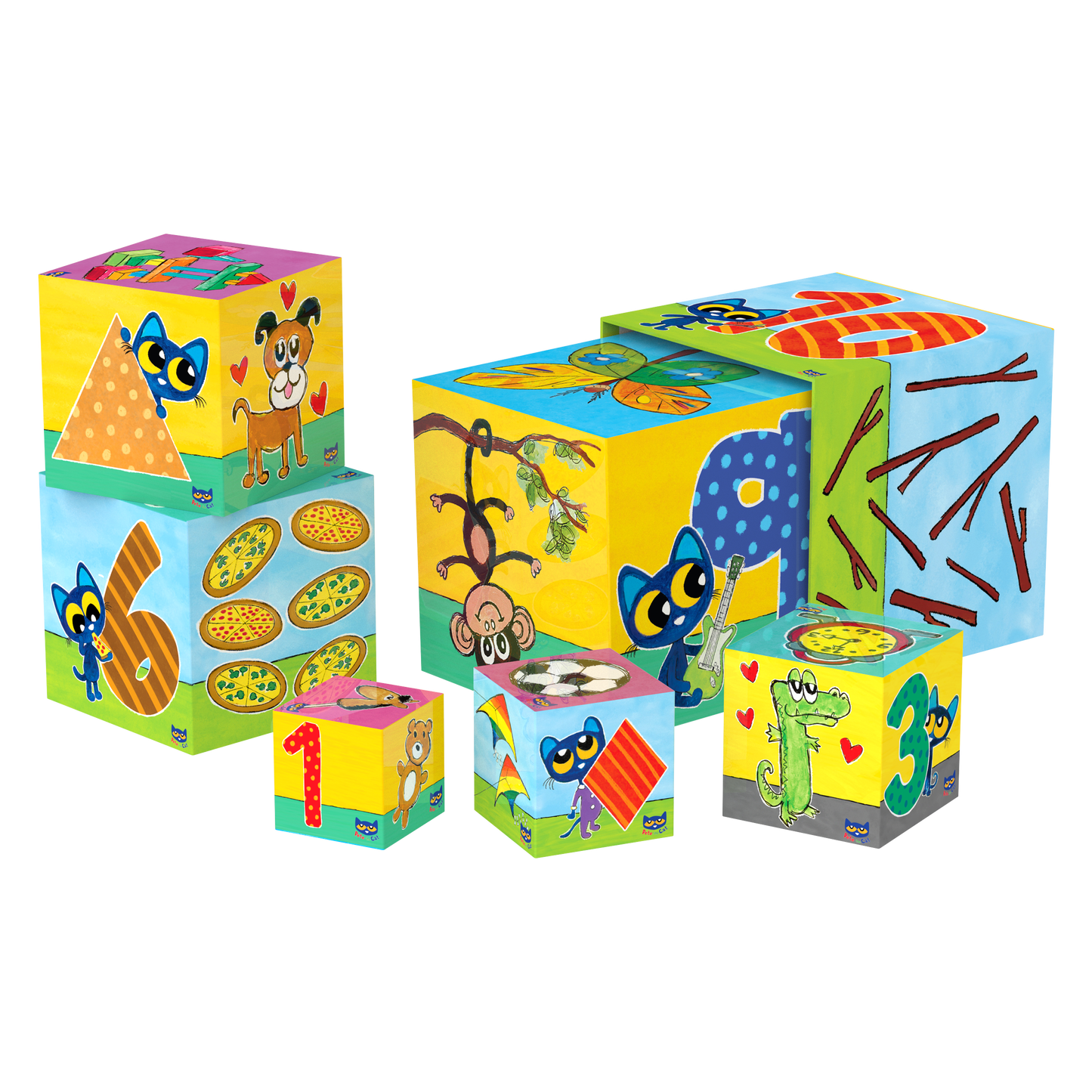 Pete the Cat’s Stacking Blocks featuring Pete The Kitty (NEW)