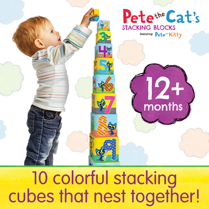 Pete the Cat’s Stacking Blocks featuring Pete The Kitty (NEW)