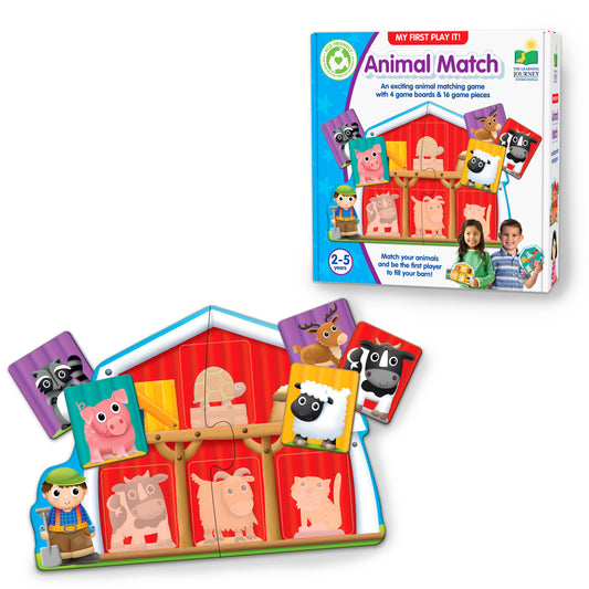 My First Play It - Animal Match product and packaging