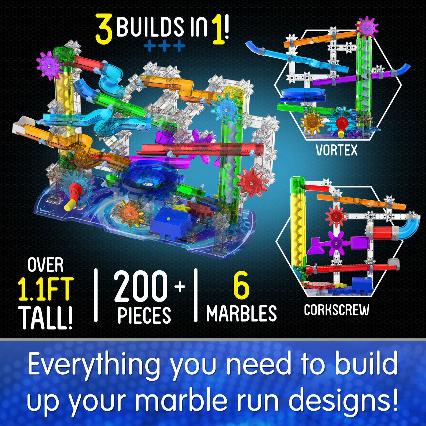 Techno Gears Marble Mania - TwinTwister Max (200+ pcs) (NEW)
