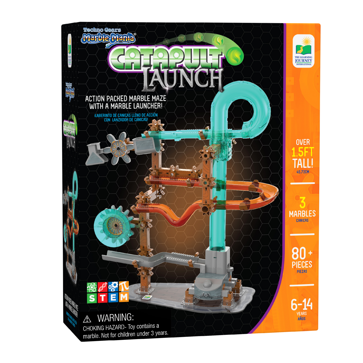 Techno Gears Marble Mania - Catapult Launch (80+ pcs) (NEW)