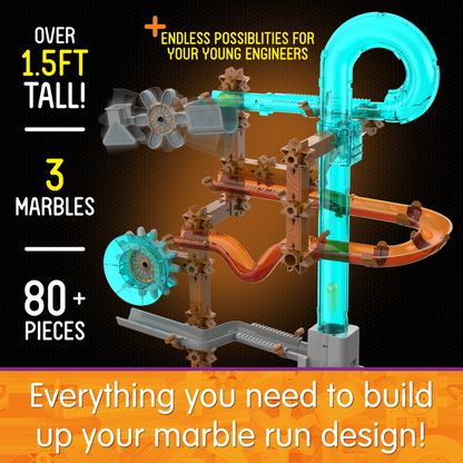 Techno Gears Marble Mania - Catapult Launch (80+ pcs) (NEW)