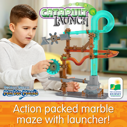 Techno Gears Marble Mania - Catapult Launch (80+ pcs) (NEW)