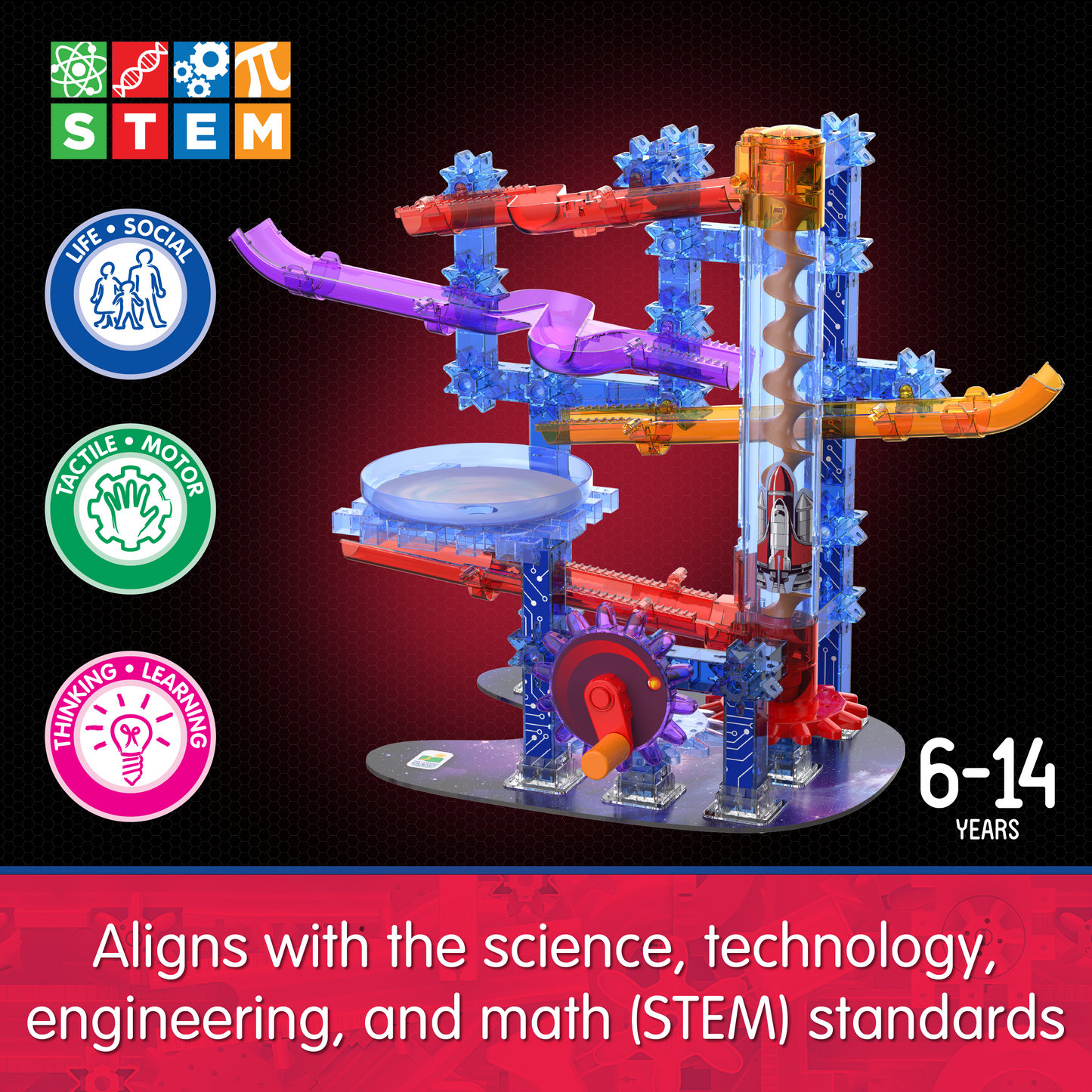 Techno Gears Marble Mania - Cosmic Zoomerang (80+ pcs) (NEW)