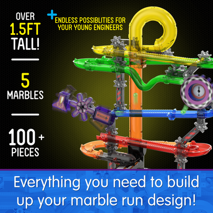 Techno Gears Marble Mania - HotShot Speedway (100+ pcs) (NEW)