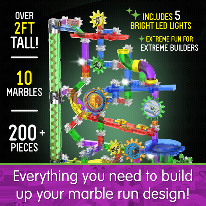 Techno Gears Marble Mania - Extreme Glo Freestyle (200+ pcs) (NEW)