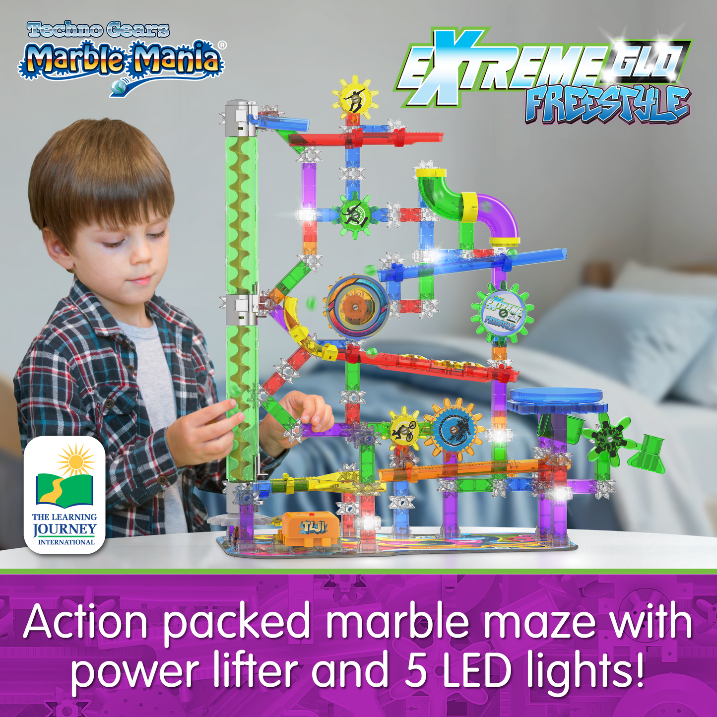 Techno Gears Marble Mania - Extreme Glo Freestyle (200+ pcs) (NEW)
