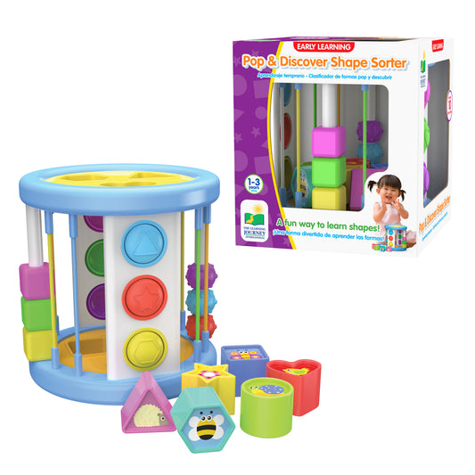 Pop and Discover Shape Sorter product and packaging