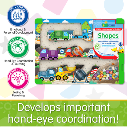 Sort & Learn Magnetic Puzzle - Shapes (NEW)