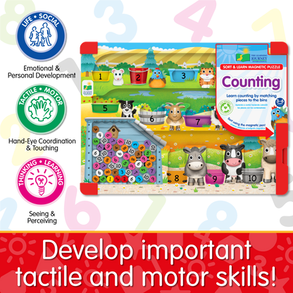 Sort & Learn Magnetic Puzzle  -Counting (NEW)