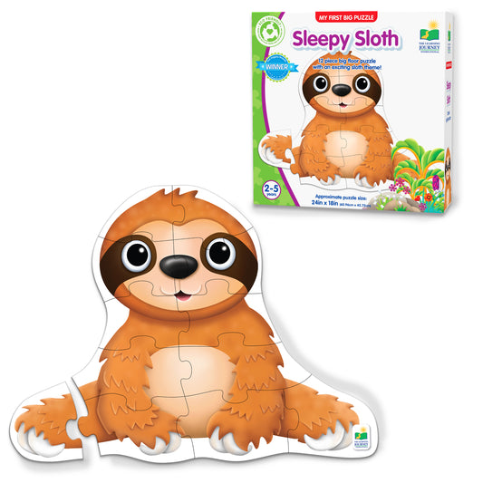 My First Big Puzzle - Sleepy Sloth product and packaging