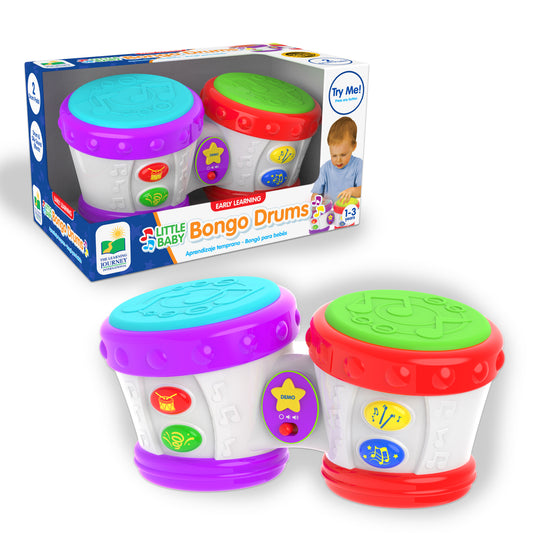 Little Baby Bongo Drums product and packaging.