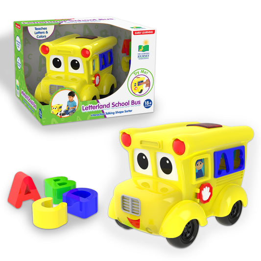 Letterland School Bus product and packaging